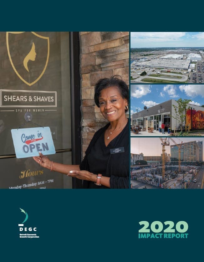 Cover of DEGC's 2020 Impact Report