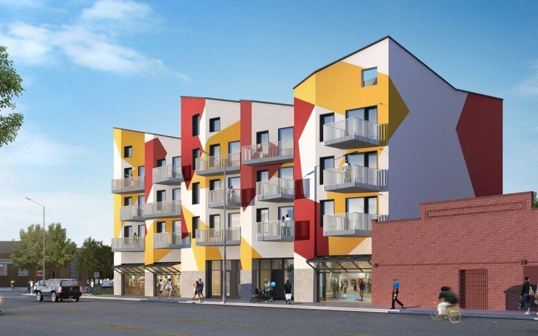 Mayor Duggan and developers break ground on Osi Art Apartments in Woodbridge
