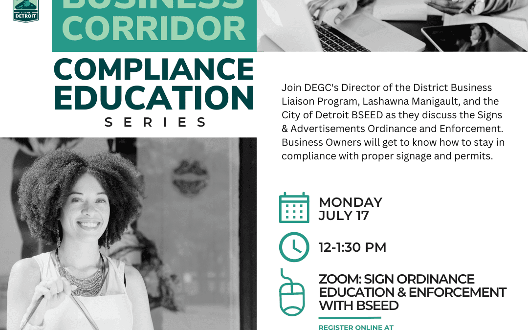 Education series empowers Detroit small businesses and building property owners with knowledge of Detroit’s compliance laws