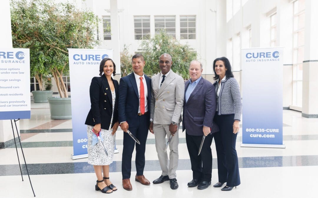 Detroit Economic Growth Corporation, Mayor and City dignitaries celebrate grand opening of CURE Auto Insurance Detroit headquarters