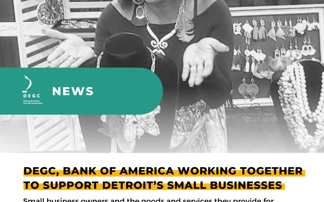 DEGC, Bank of America working together to support Detroit’s small businesses